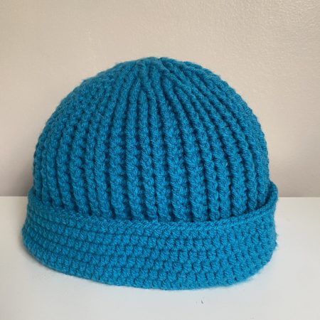 Crochet hats in different colours