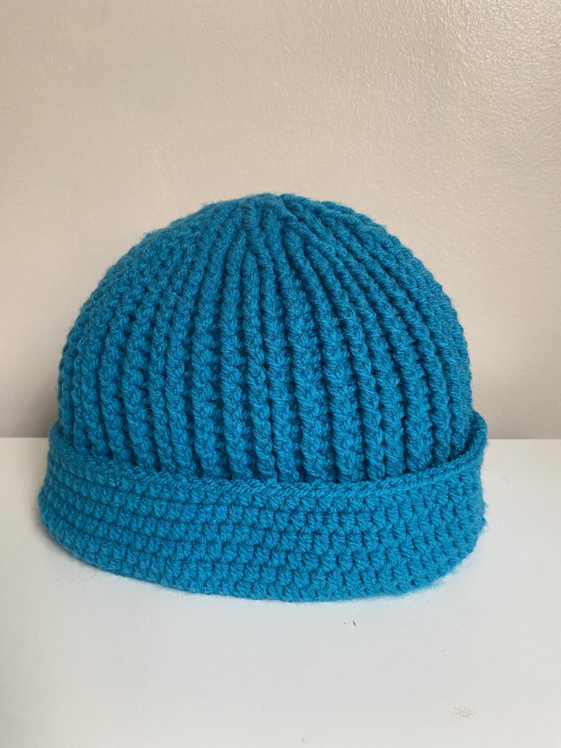 Crochet hats in different colours