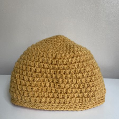 Crochet hats in different colours