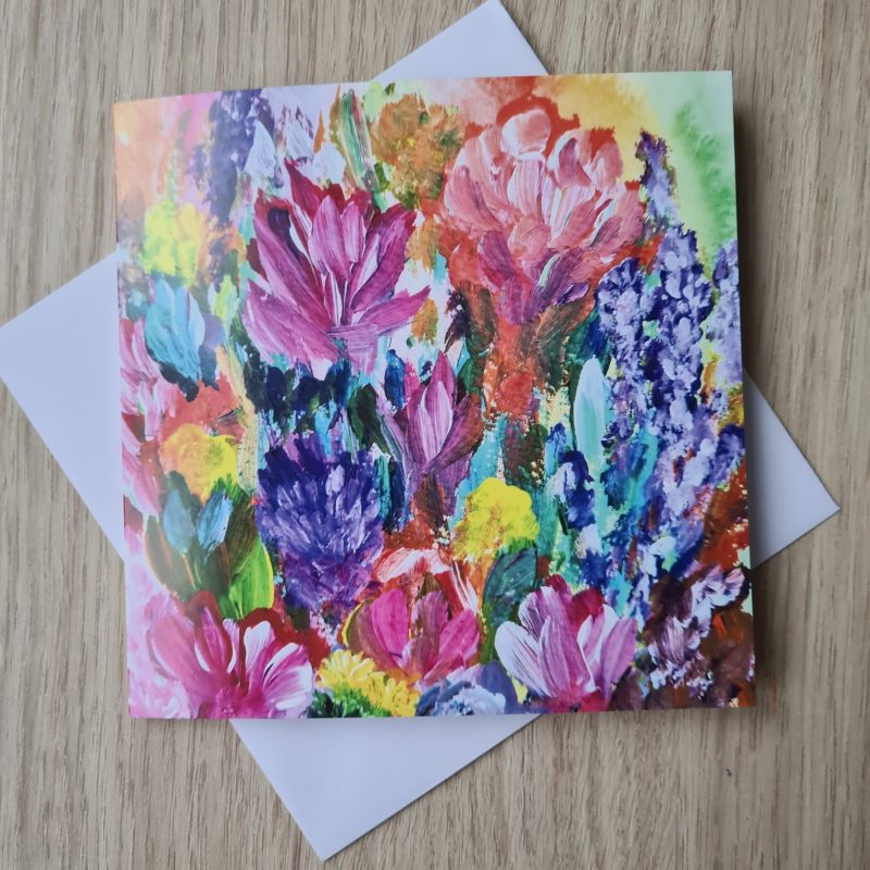 Pack of four cards printed from my impressionist style paintings