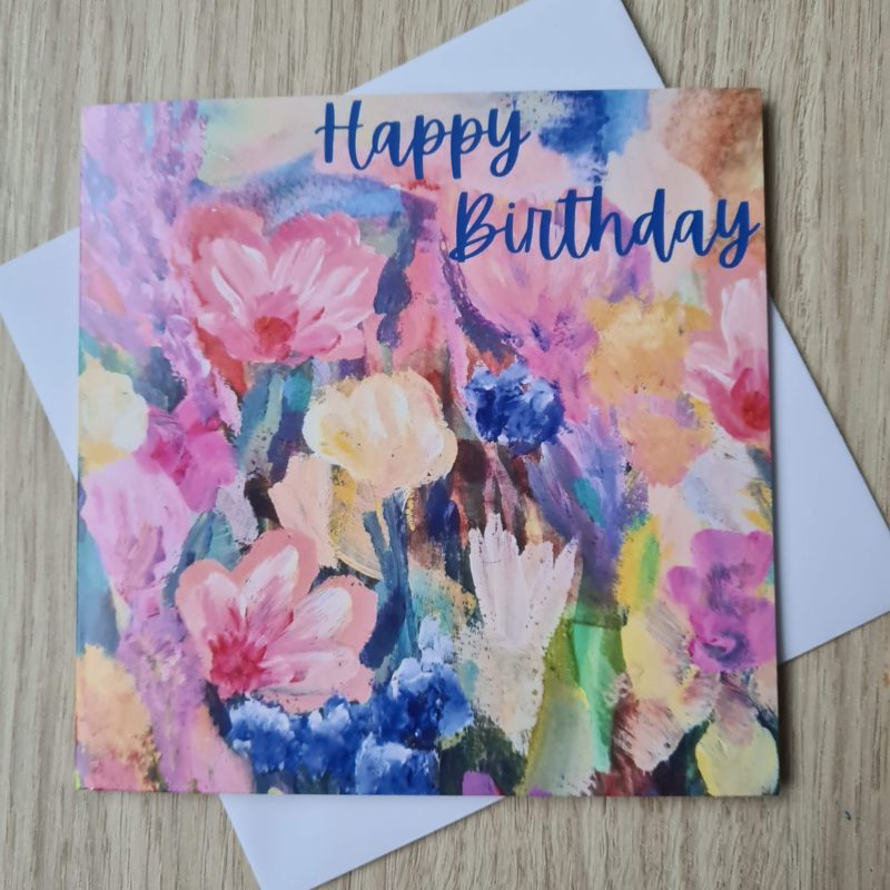 Pack of four cards printed from my impressionist style paintings and photography