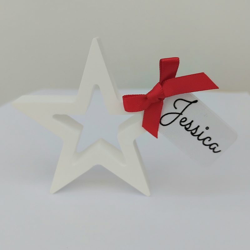 Personalised Christmas Star Place Setting 🌟