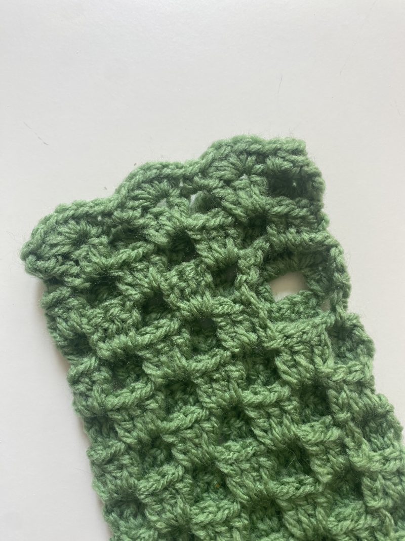 Crochet hand warmers/fingerless gloves