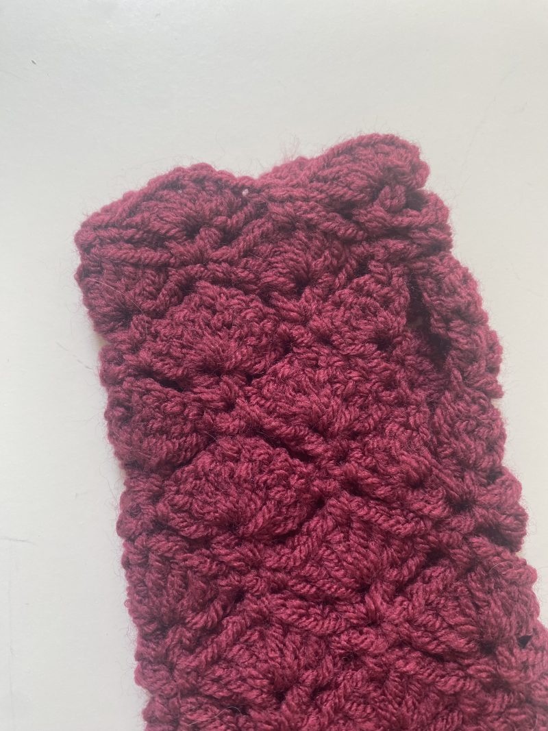 Crochet hand warmers/fingerless gloves