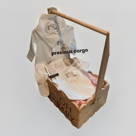 3 piece baby stork set