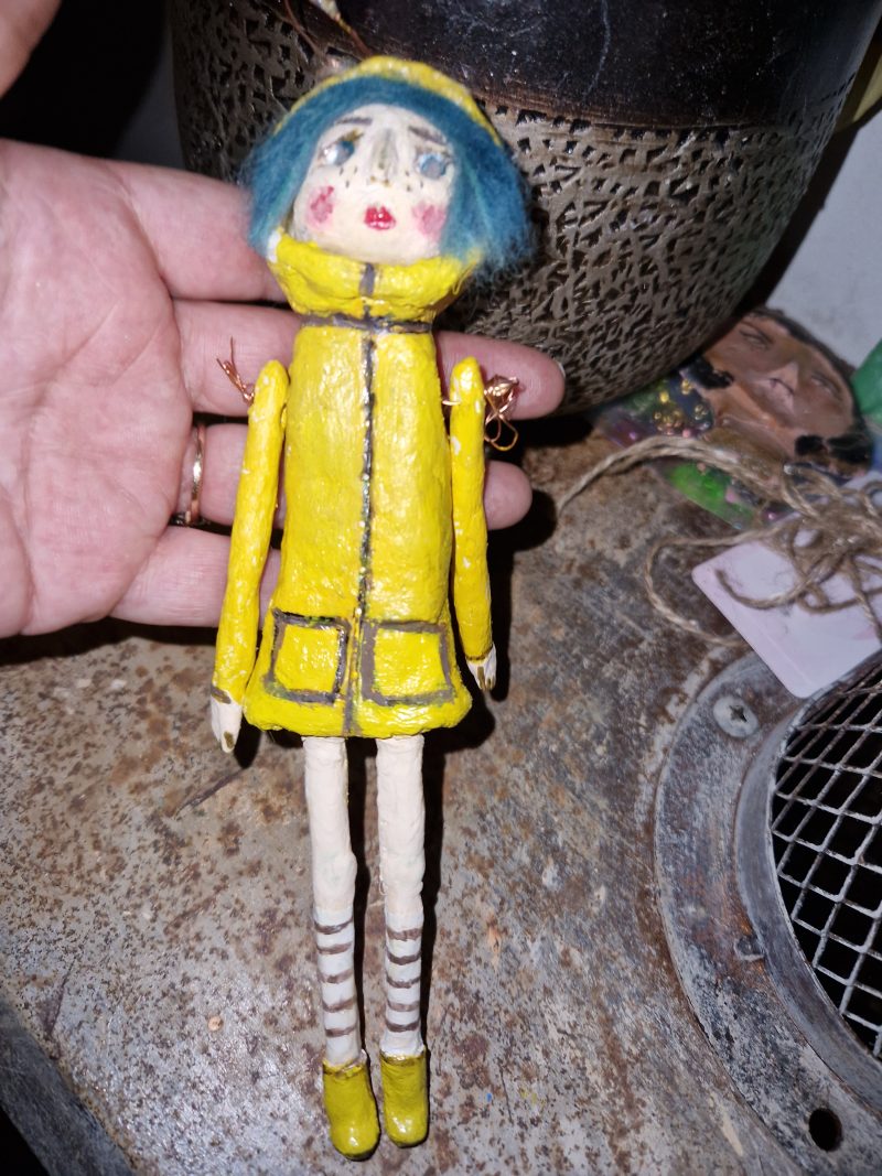 Handmade coraline doll