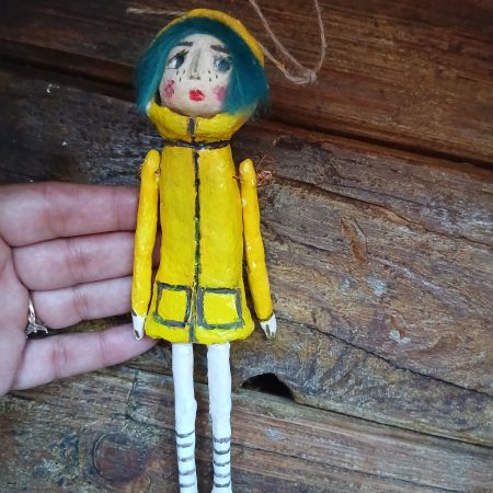 Handmade coraline doll