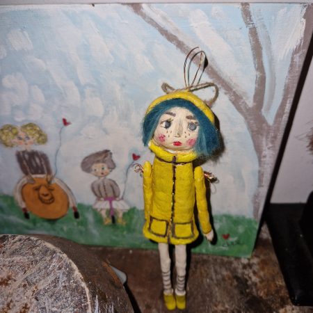 Handmade coraline doll