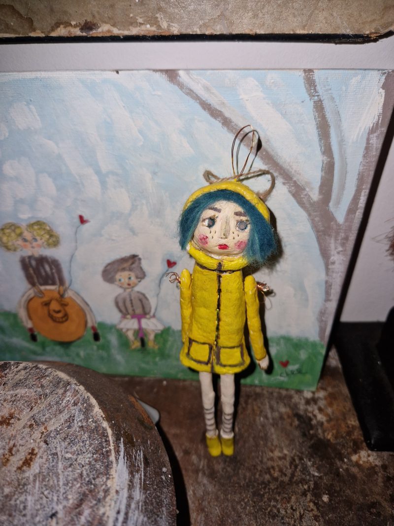 Handmade coraline doll
