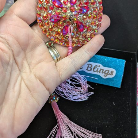 Handmade burlesque pasties nipple tassels pinks