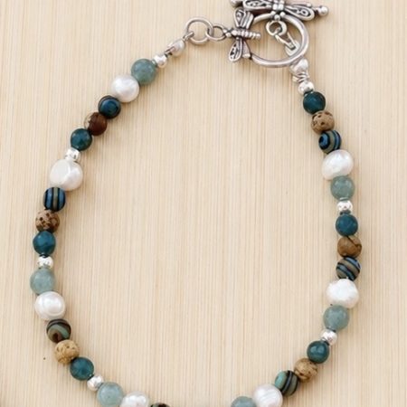 Ocean Inspired Necklace & Bracelet, Jewellery Set.