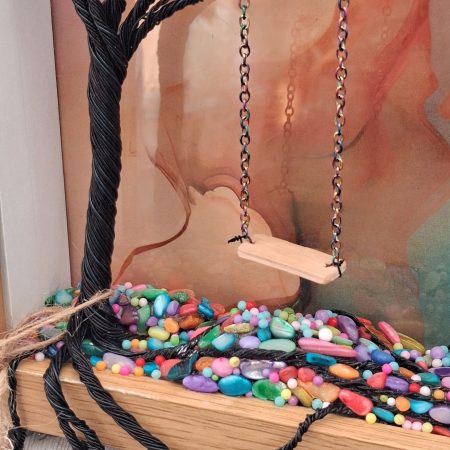 Rainbow Bright 3D picture with real moving swing