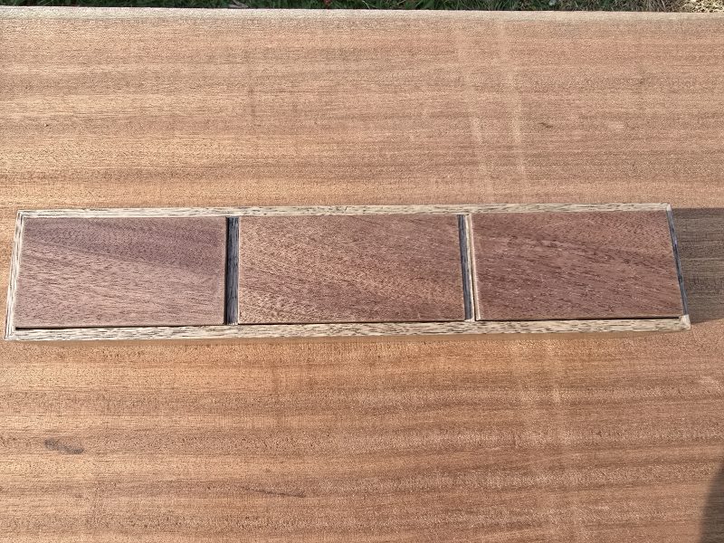 Oak and Sapele keepsake box