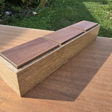 Oak and Sapele keepsake box