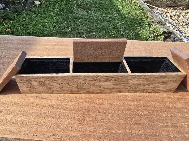 Oak and Sapele keepsake box