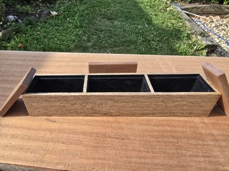 Oak and Sapele keepsake box