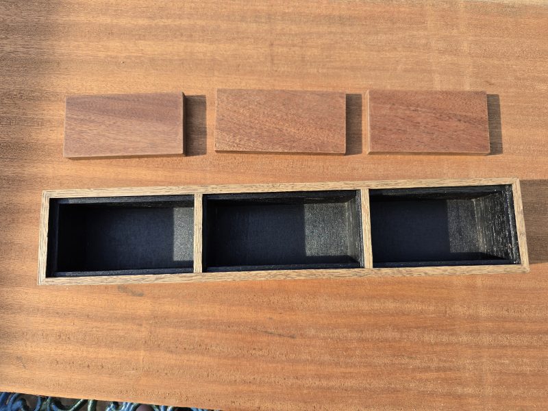Oak and Sapele keepsake box