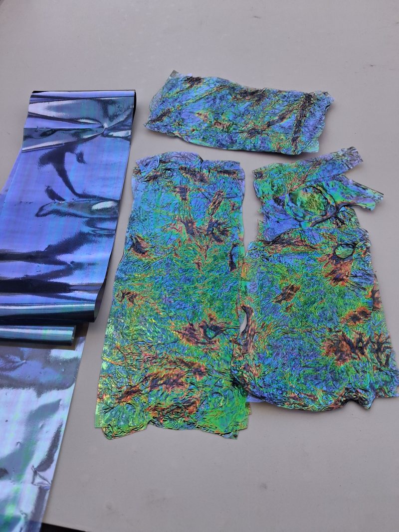 Magical Storm Colour Shifting Suncatcher with silhouette wire tree