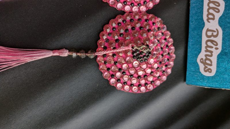 Handmade burlesque nipple tassels and pasties pink circles