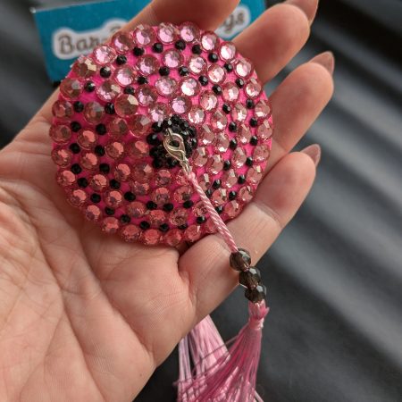 Handmade burlesque nipple tassels and pasties pink circles