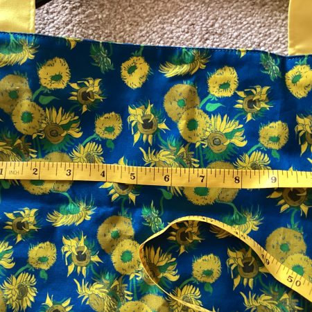 Classic Medium/Large Apron Handcrafted From Van Gogh’s Sunflowers Licensed Fabric