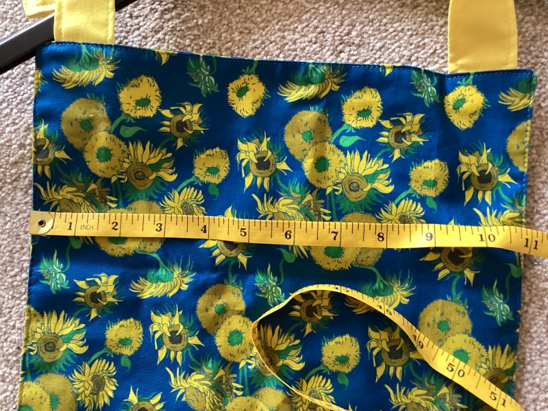 Classic Medium/Large Apron Handcrafted From Van Gogh’s Sunflowers Licensed Fabric