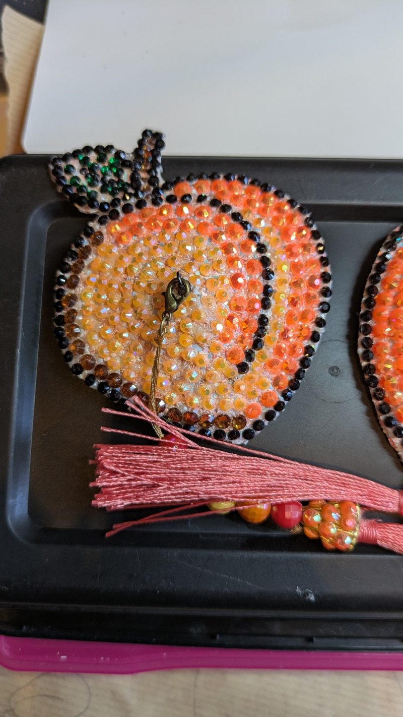 Handmade burlesque pasties nipple tassels fruity Peach