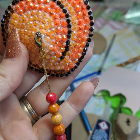 Handmade burlesque pasties nipple tassels fruity Peach