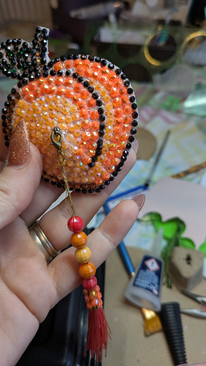 Handmade burlesque pasties nipple tassels fruity Peach