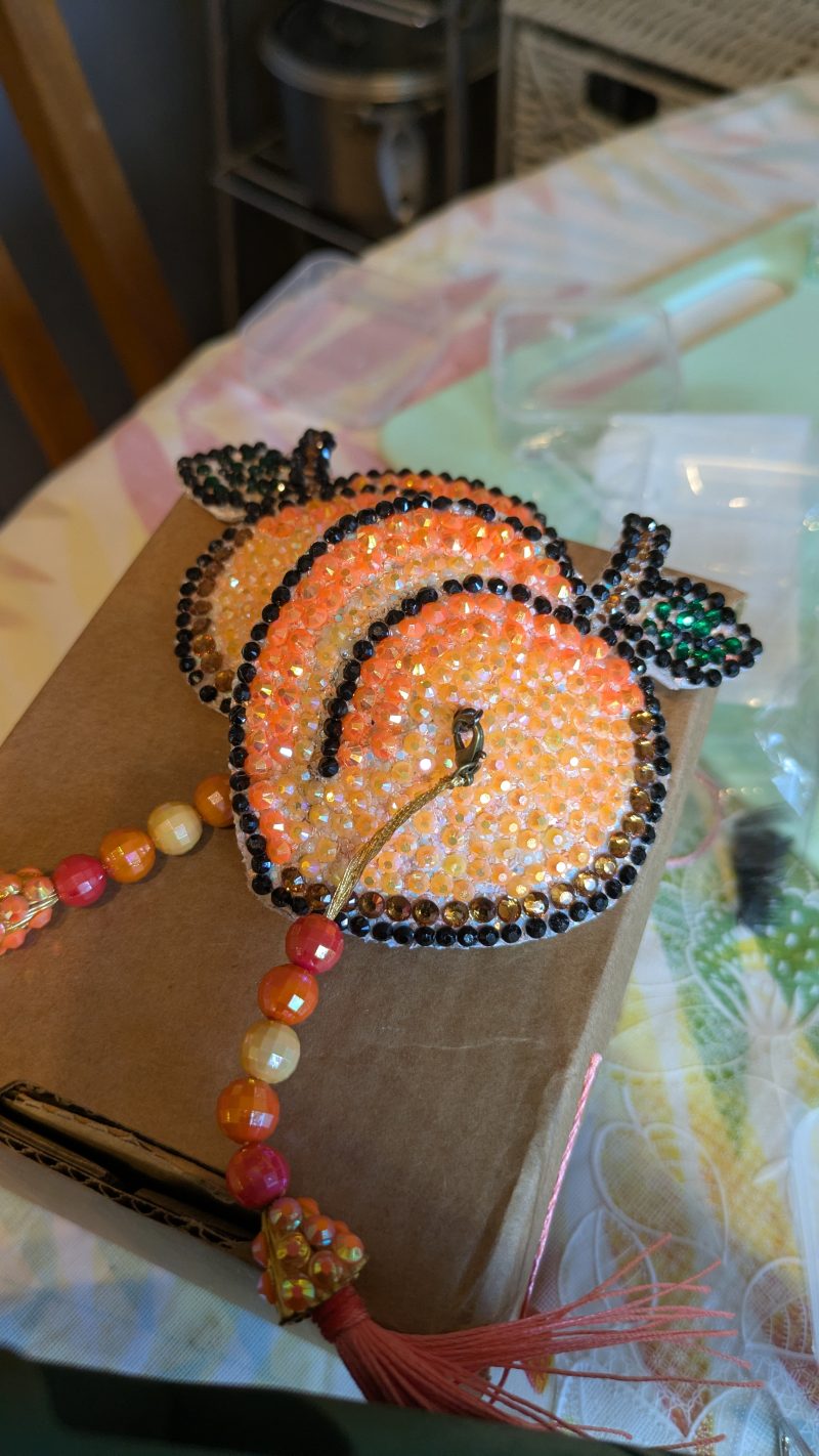 Handmade burlesque pasties nipple tassels fruity Peach