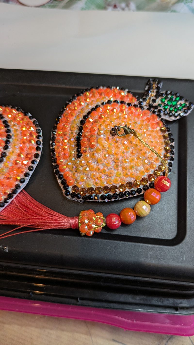 Handmade burlesque pasties nipple tassels fruity Peach
