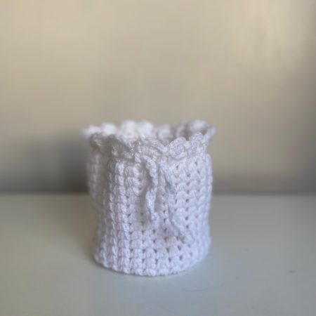 Crochet bags and baskets different colours and designs