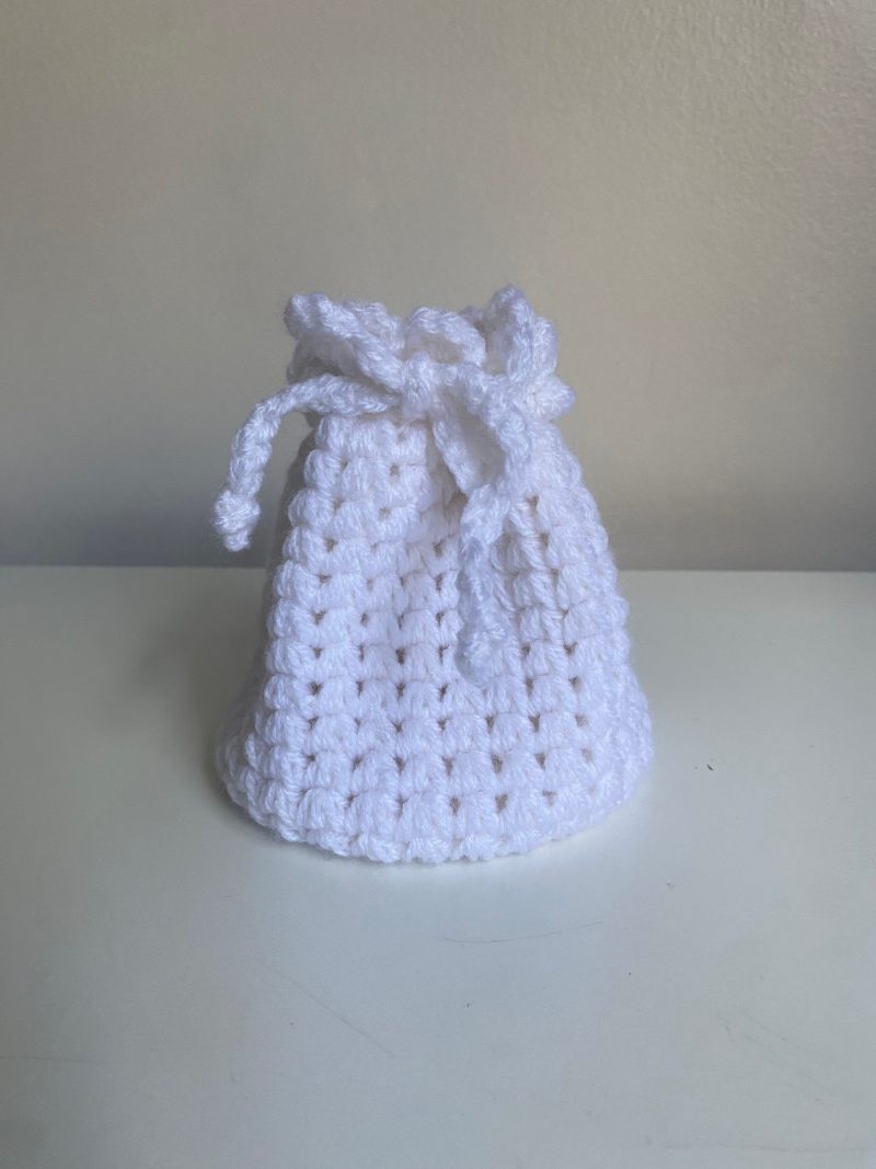 Crochet bags and baskets different colours and designs