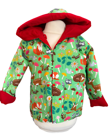 Reversible Red bug jacket