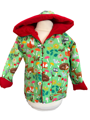 Reversible Red bug jacket