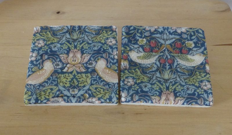 Marble Coasters - William Morris Designs