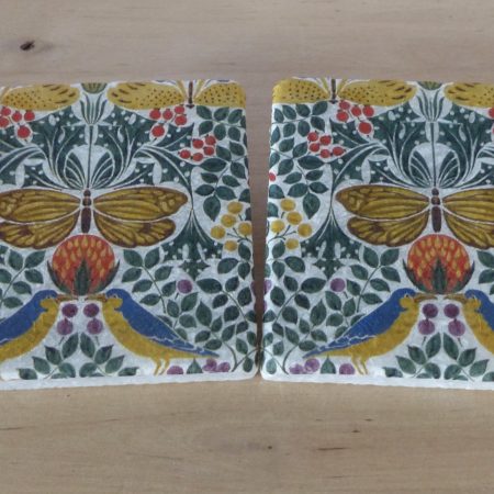 Marble Coasters - William Morris Designs