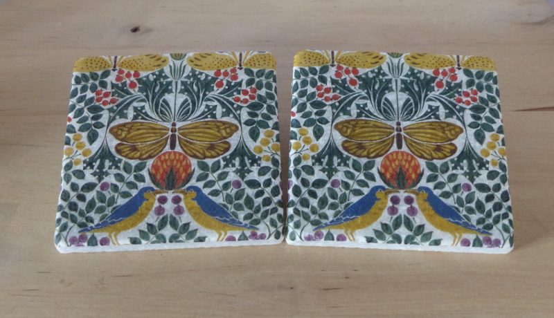 Marble Coasters - William Morris Designs