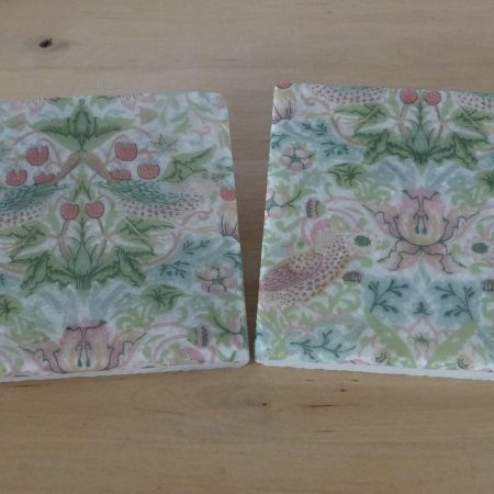 Marble Coasters - William Morris Designs