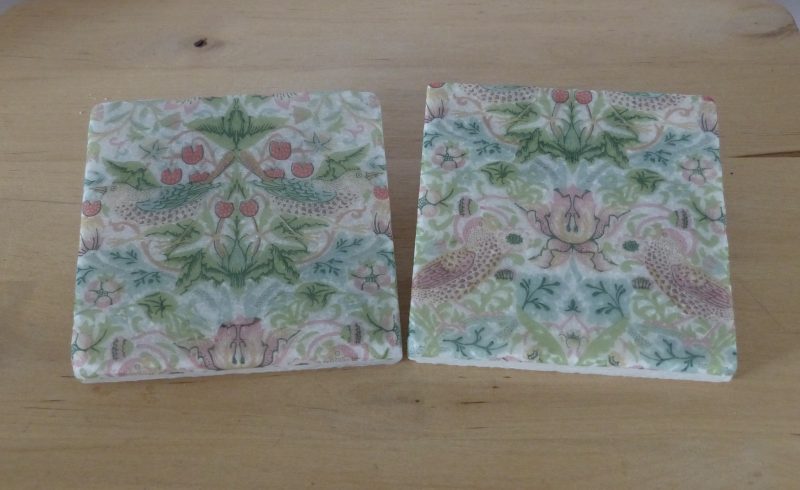 Marble Coasters - William Morris Designs
