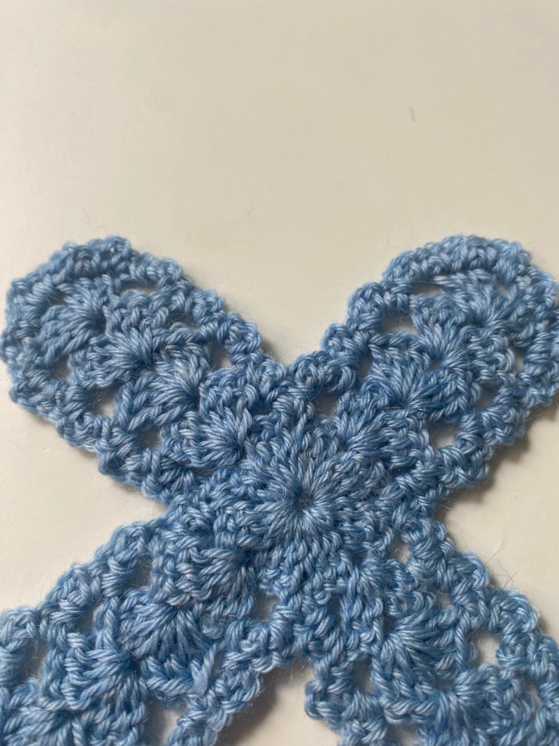 Crochet set of two crosses