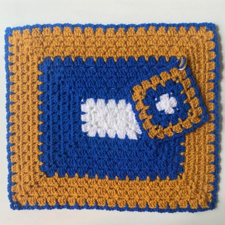 Crochet mats in different colours, sizes and designs