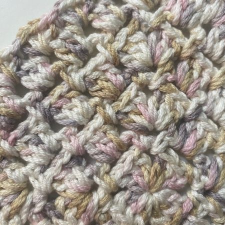 Crochet mats in different colours, sizes and designs
