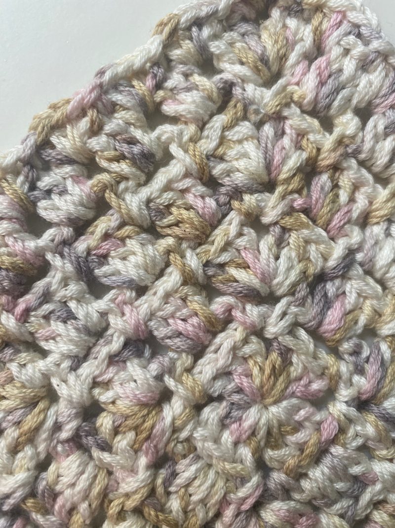 Crochet mats in different colours, sizes and designs