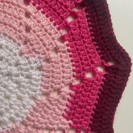 Crochet mats in different colours, sizes and designs