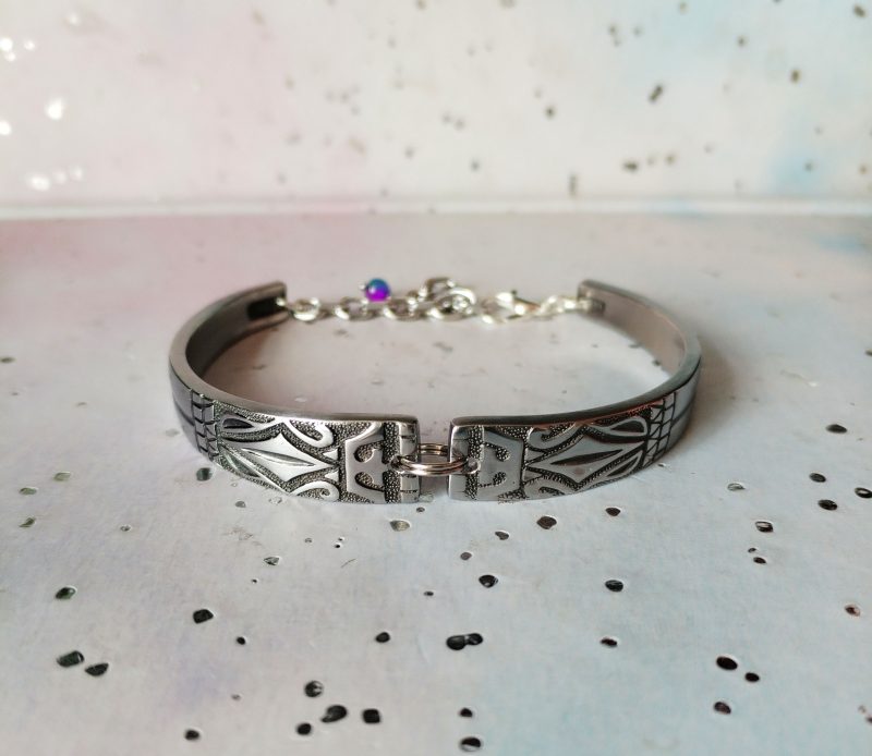 Handmade stainless steel spoon handle bracelet |Upcycled vintage jewellery
