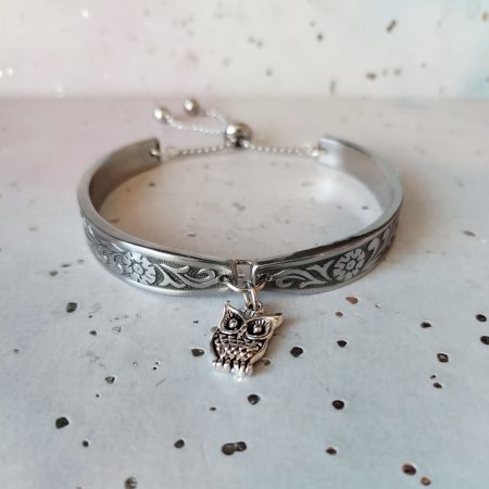Handmade stainless spoon bracelet | upcycled vintage jewellery