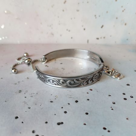 Handmade stainless spoon bracelet | upcycled vintage jewellery