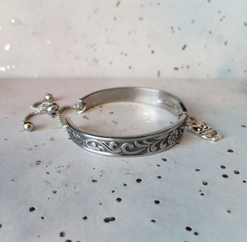 Handmade stainless spoon bracelet | upcycled vintage jewellery