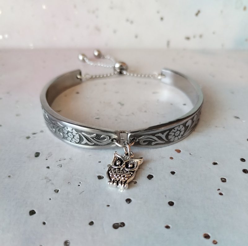 Handmade stainless spoon bracelet | upcycled vintage jewellery